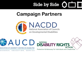 National Developmental Disabilities Awareness Month Side-by-Side Campaign of 2016